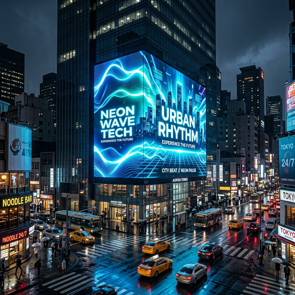 3.0mm Heavy-Duty Outdoor LED Billboard